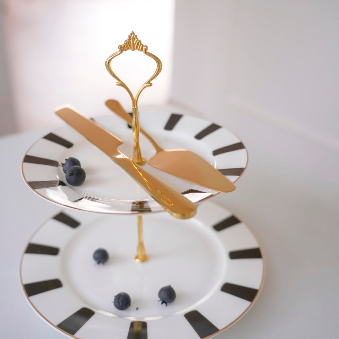 Two Layer Stand for Serving