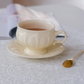 Victorian Embossed Tea Cup & Saucer Set | Luxury Hi-Tea Cups