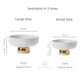 Luxury White Porcelain Footed Bowl with Gold Stand | High-End Fruit & Candy Bowl | Available in 2 Szes