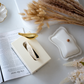 Decorative white tissue box holder for luxury homes