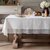 French Dining Table Cover White Lace Border | Cotton Tablecloth Luxury