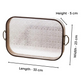 Luxury Serving Wooden Tray - Rectangular