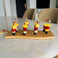 Wooden Skewer Board with Picks for Party