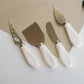 White Cheese Knife Set of 4 | Stainless Steel