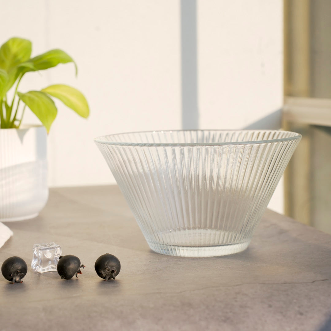 Multipurpose glass serving bowl dishwasher safe