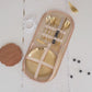 Cutlery Set in Zipper Bag for Travel & Office