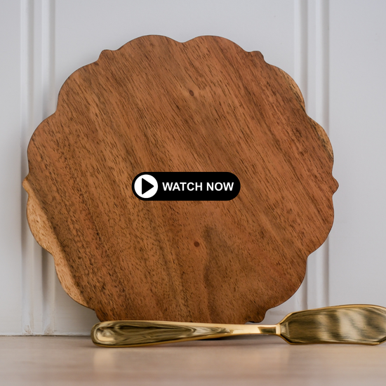 Solid wood Mini Charcuterie board explanatory video