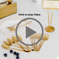 Gold Spoon and Fork | Set  of 12 | Set of 24 | 304 Stainless Steel