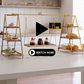 Preorder - Luxury Food Display Stand for Parties | 3-Tier Serving Platter with foldable Gold Swing
