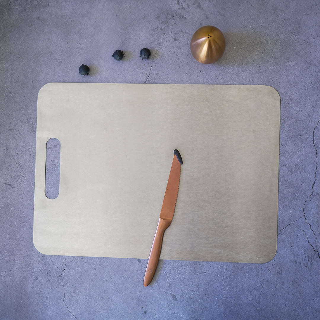 rose gold kitchen knife