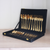 Set of 24 | Spoon & Fork Set | Classic Gold Cutlery set | Heavy duty 304 SS