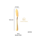 Butter Knife & Spreader - Small - Gold & Silver