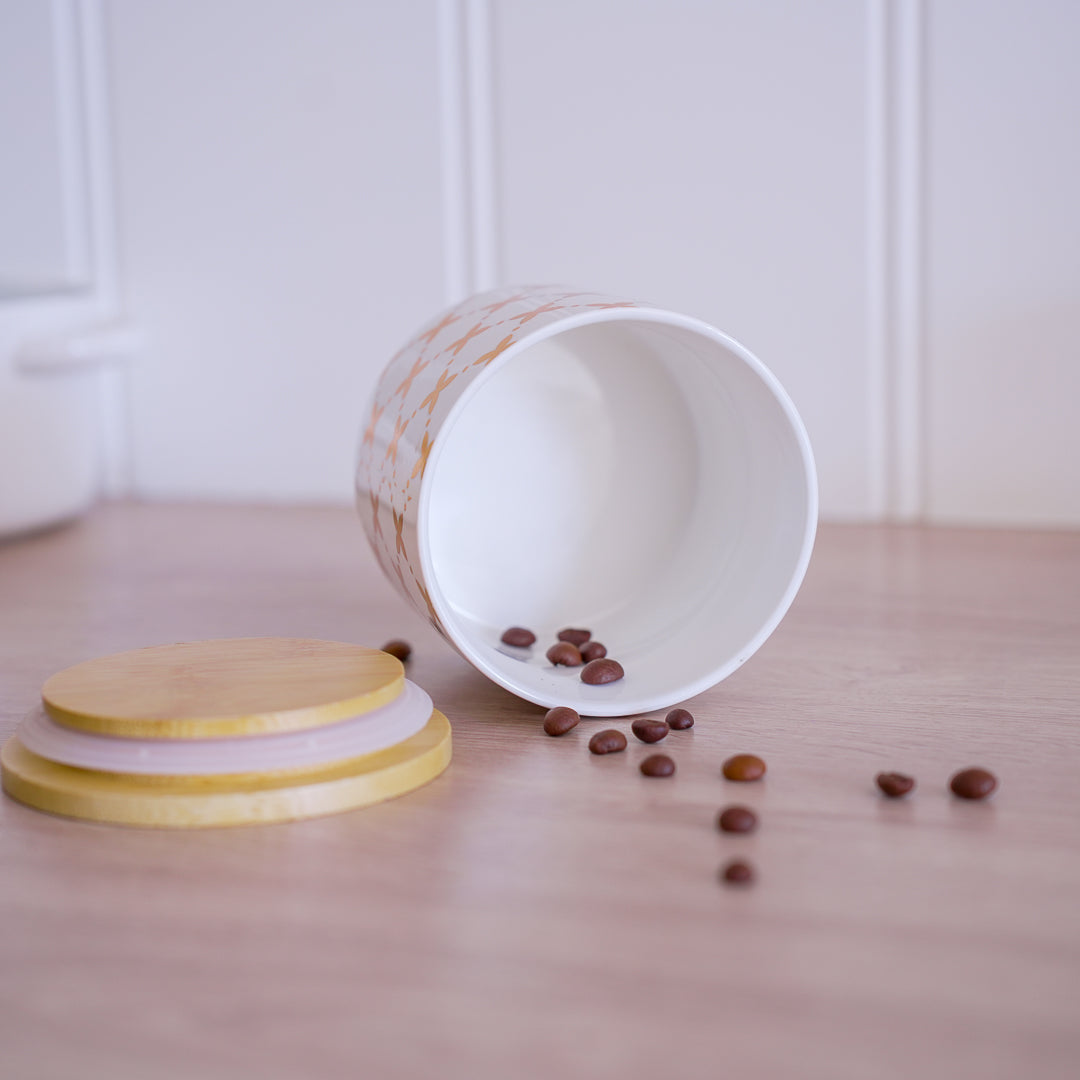 airtight wooden lid jar