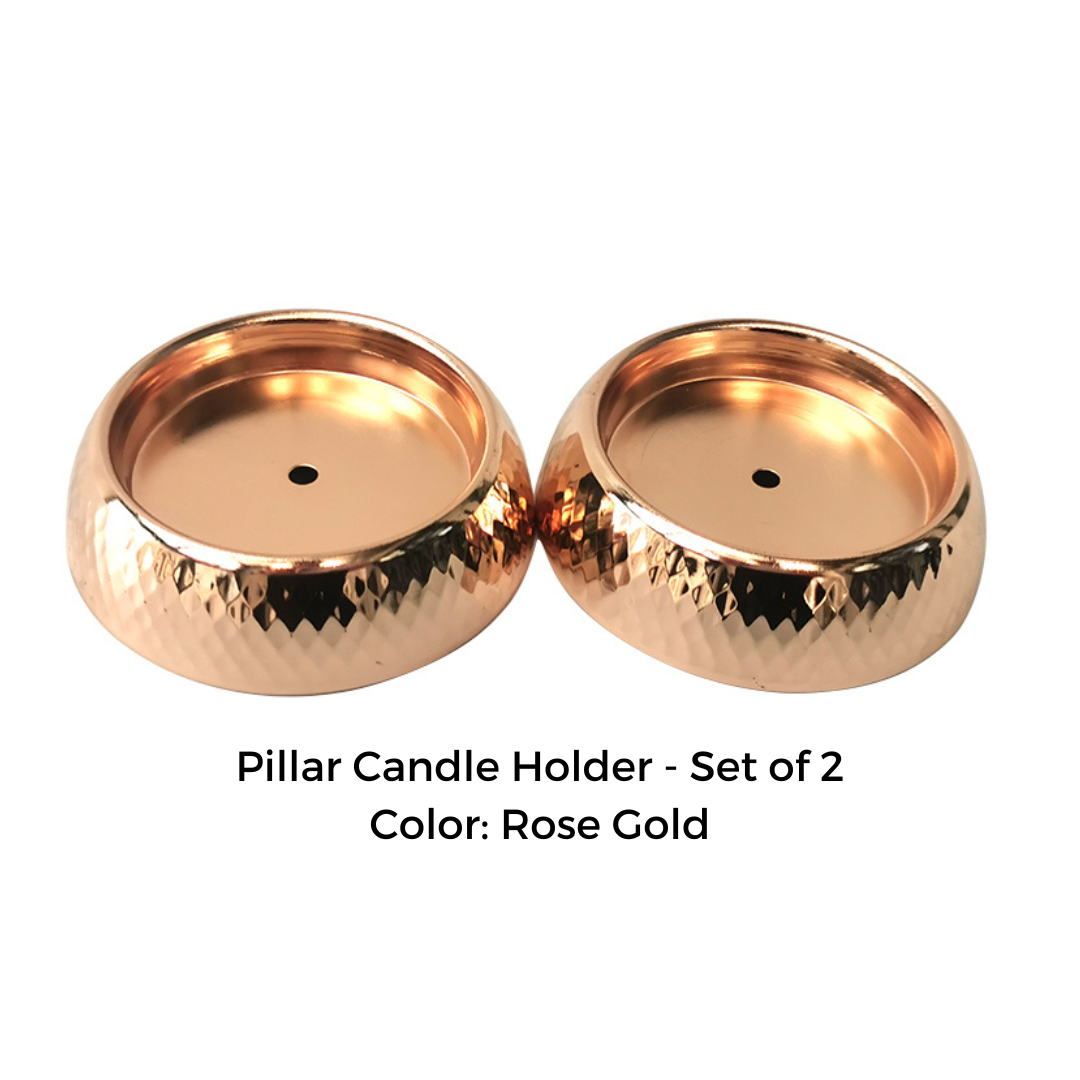 Pillar Candle Holder - Set of 2