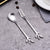 Dessert Spoon & Fork - Silver