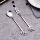Dessert Spoon & Fork - Silver