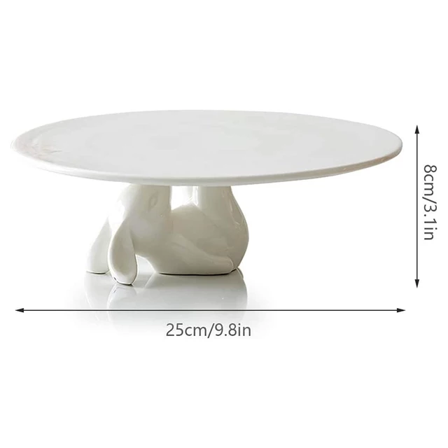 Bunny Rabbit Cake Stand - White