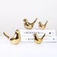 Electroplated Golden Birds - Ceramic