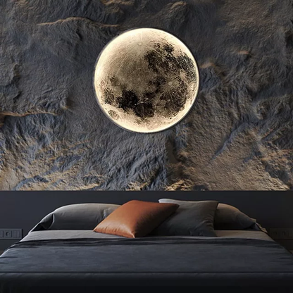 Modern LED Moon Wall Light Decor with remote - Light changing options