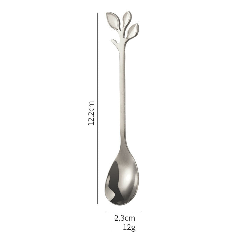 Leaf design Cutlery - Gold & Silver combo