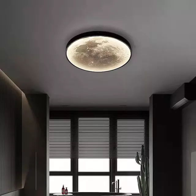 Modern LED Moon Wall Light Decor