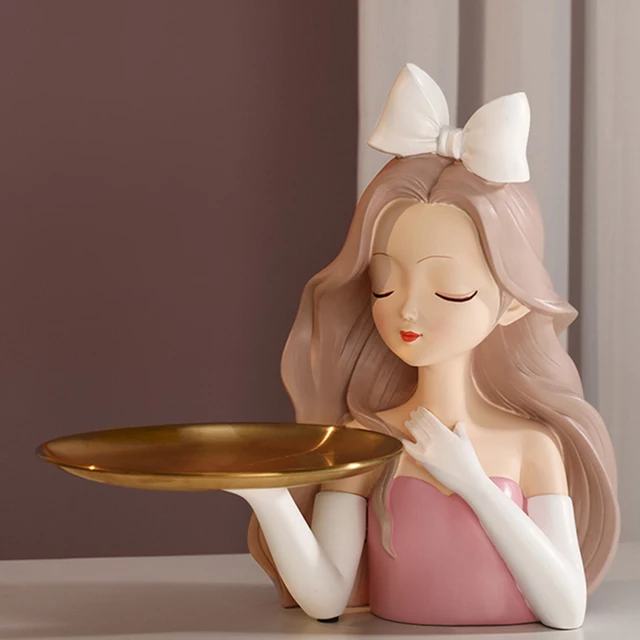 Girl Sculpture Tray