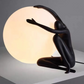 Luxury Sculpture Light with man - Conquer the world