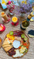 Wooden Tray for Serving - Lotus shape