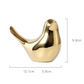 Electroplated Golden Birds - Ceramic