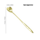 Spoon Stirrers - Heart - Gold SS