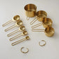 Gold Kitchen Accessories - Set of 4 Measuring Cups