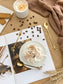 Gold spoon stirrer set - Leaf