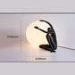 Luxury Sculpture Light with man - Conquer the world