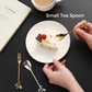 Gold spoon stirrer set - Leaf