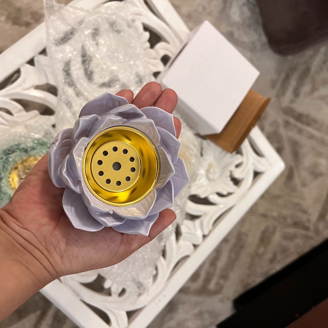 Lotus Tea Light Candle Holder