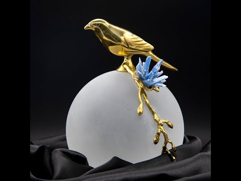 Luxury Bird with Crystal Ball